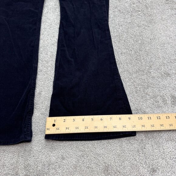 Citizens Of Humanity Georgia High Rise Bootcut Corduroy Pants Women 31 Navy Blue - Picture 16 of 16
